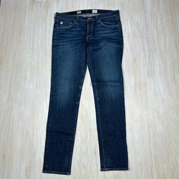 AG Adriano Goldschmied The Stilt Cigarette Leg Low Rise Casual Denim Jeans 29 - Picture 1 of 15